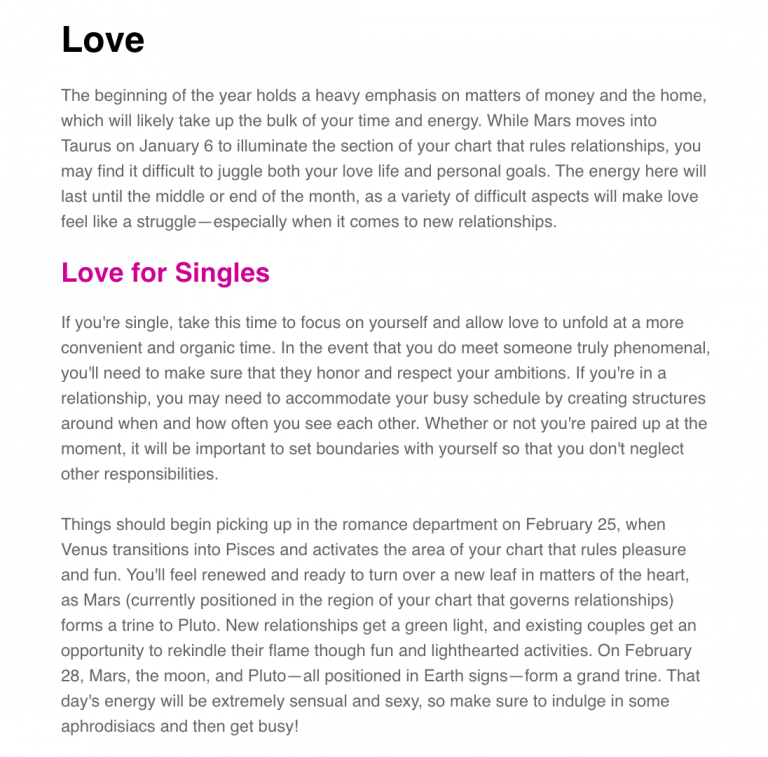 2024 Premium Horoscope Store